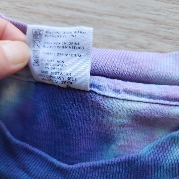 Vintage'95 Jerry Garcia Grateful Dead T-Shirt Not Fade Away Tie Dye - Picture 6 of 9